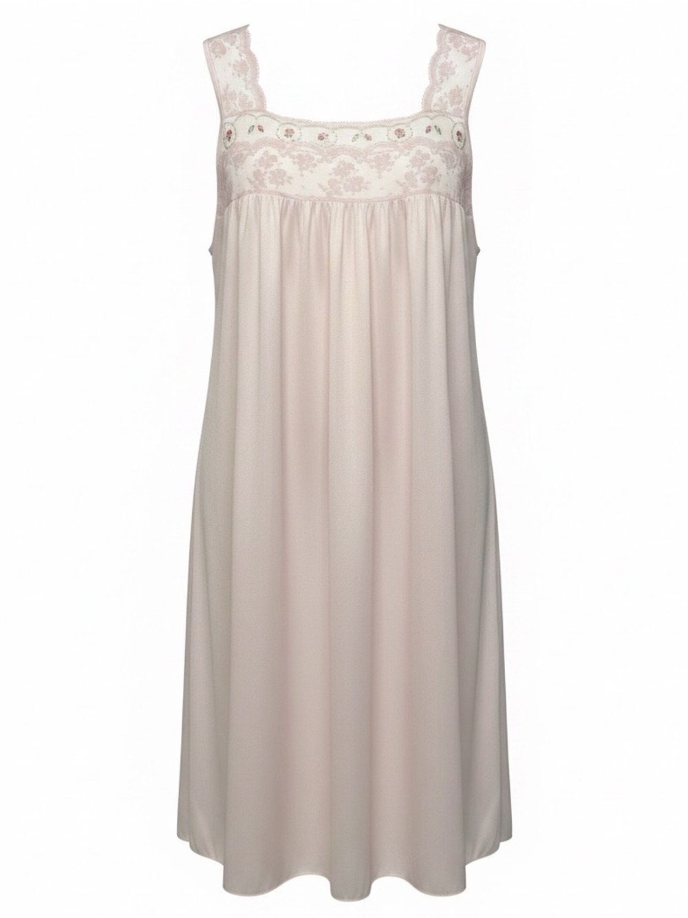 KATZ Vintage Light Pink Peognoir Nightgown Robe Set Size Medium